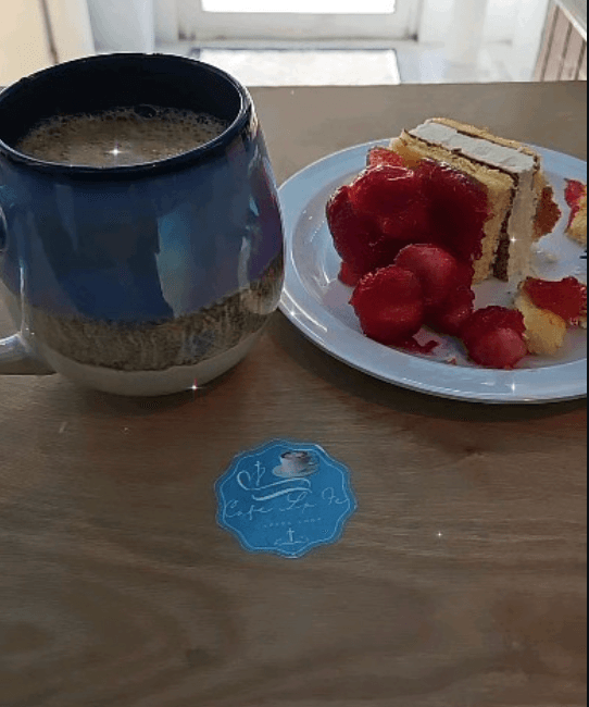 Cafe interior moment