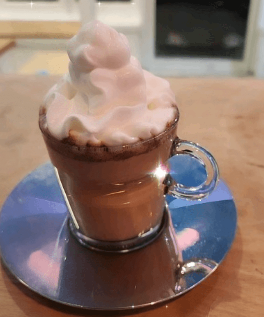Signature chocolate drink